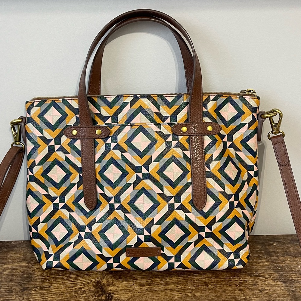 Fossil Felicity Satchel RARE